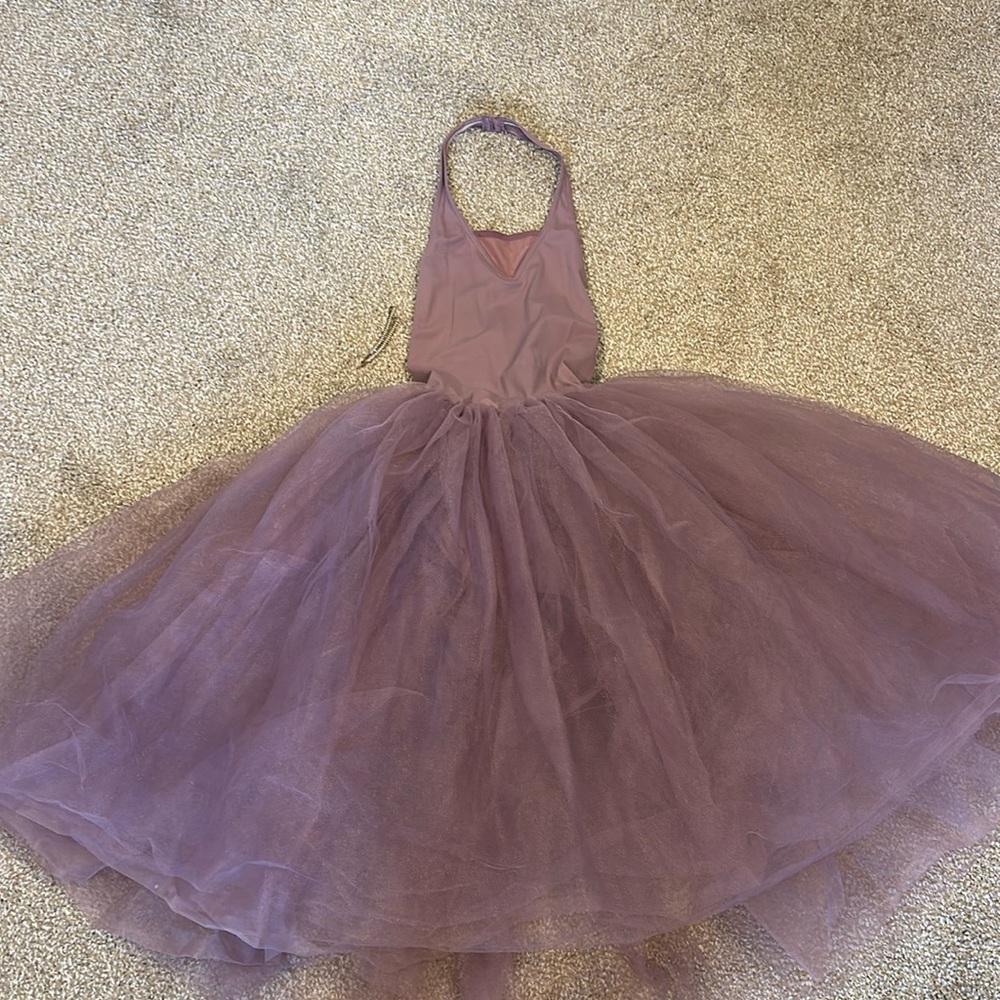 Halter Neck Mauve Ballet Costume